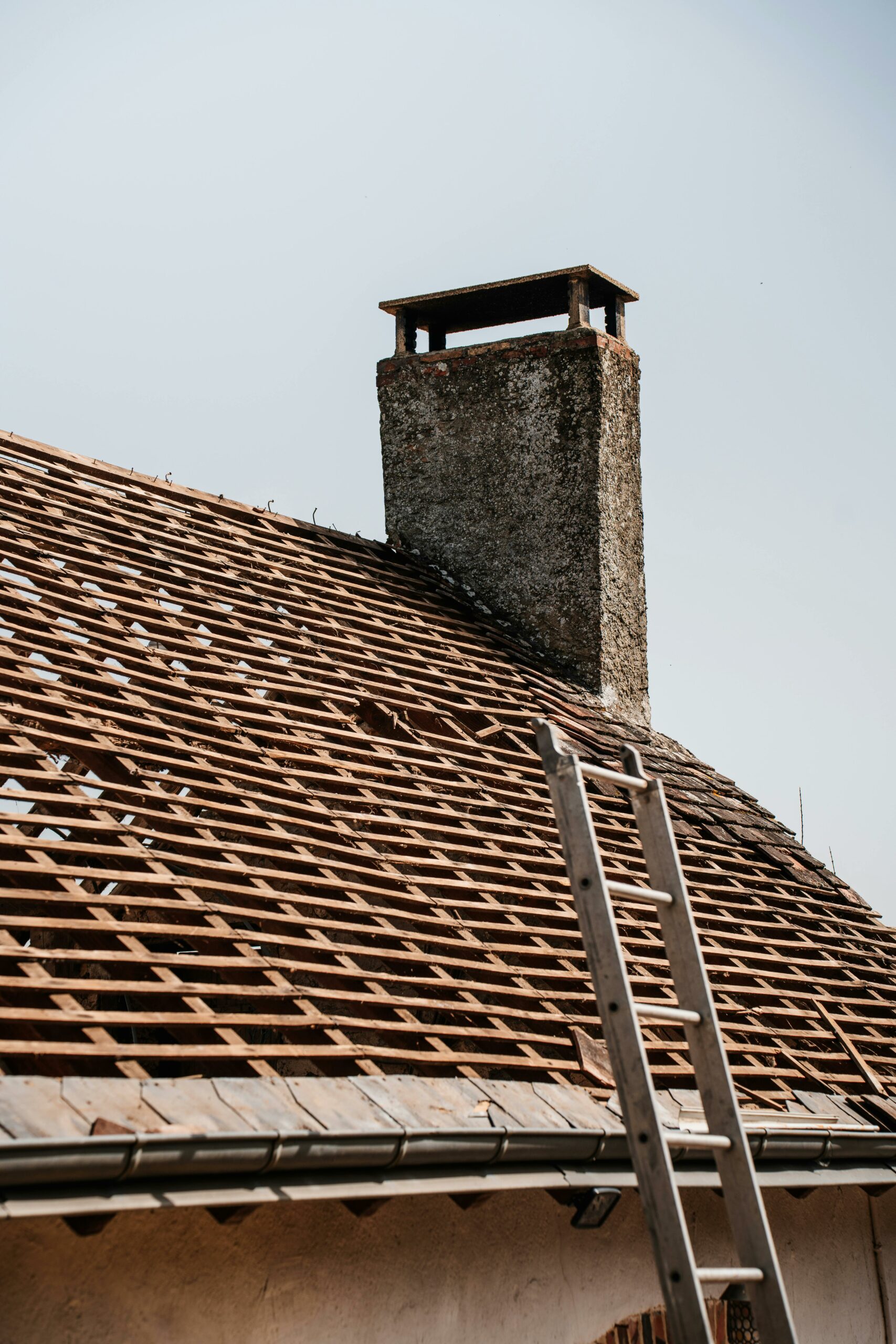 charpente en construction